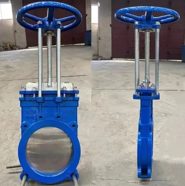 Ručný nožový uzatvárací ventil z tvárnej liatiny